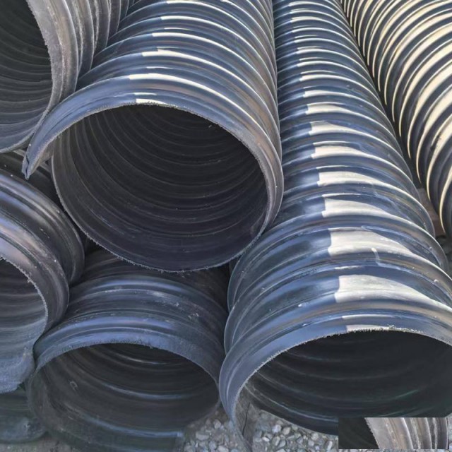 HDPE钢带增强波纹管大口径污水管DN400排污管