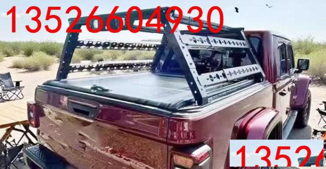 吉普角斗士Jeep皮卡车拓展架龙门架改装货箱龙门架护栏