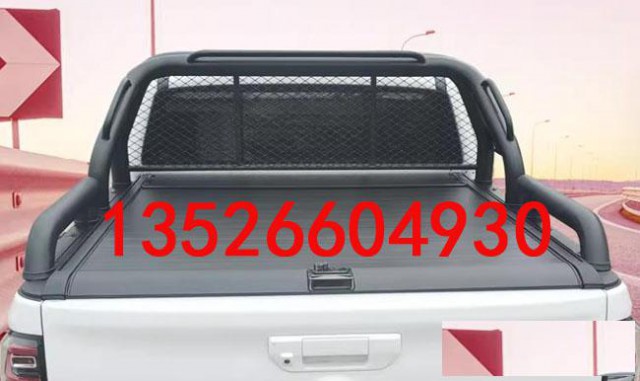 长城炮乘用版越野版皮卡车手动秘码锁卷帘后箱平盖改装