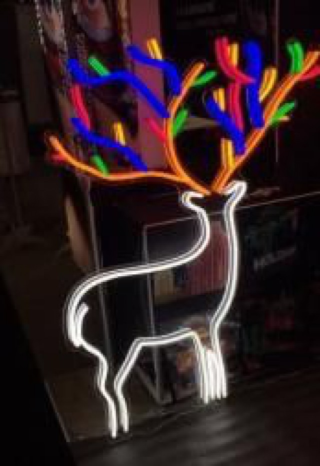 上海长宁区led卡布灯箱制作，门头霓虹灯制作安装