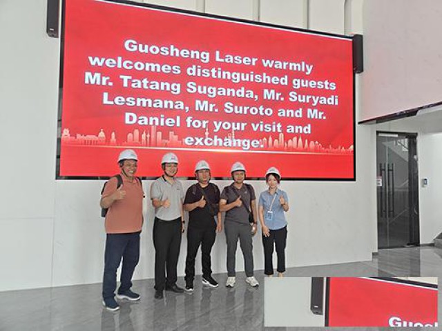 印尼客户代表团到访国盛激光
