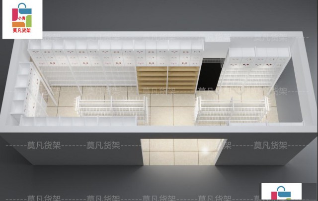 2025新款定制化百货货架设计赋能陈列美学