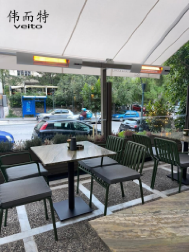 伟而特红外取暖设备解决雅典餐厅户外取暖难题