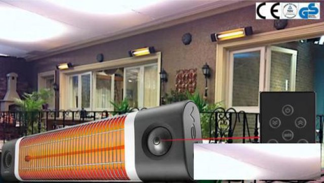 户外咖啡店的冬日救星伟而特取暖器让温暖与生意同在