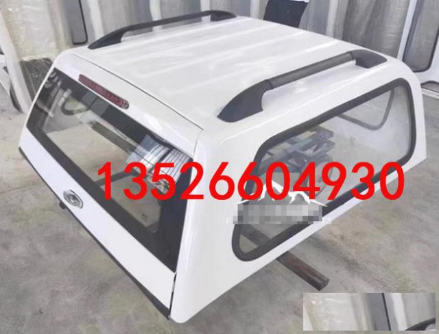 三菱triton皮卡车厢全金属冷钢板后高盖平顶雨蓬罩改装