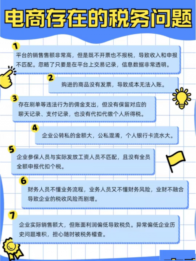 花都电商企业的税务问题如何处理？