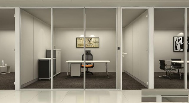 丰台区安装玻璃隔断门钢化玻璃更换办公室隔断报价