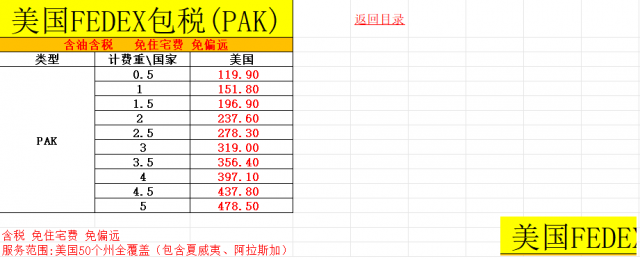 美国岛屿双清包税