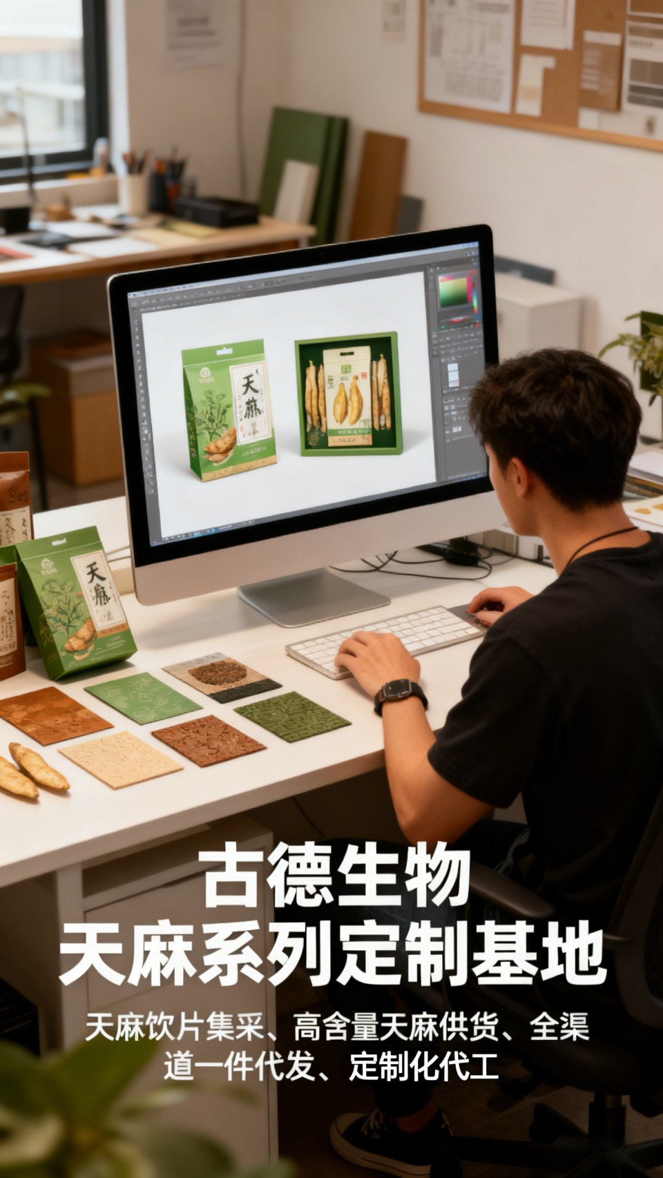 高含量天麻代工古德生物天麻素0.3%浸出物20%严格质控