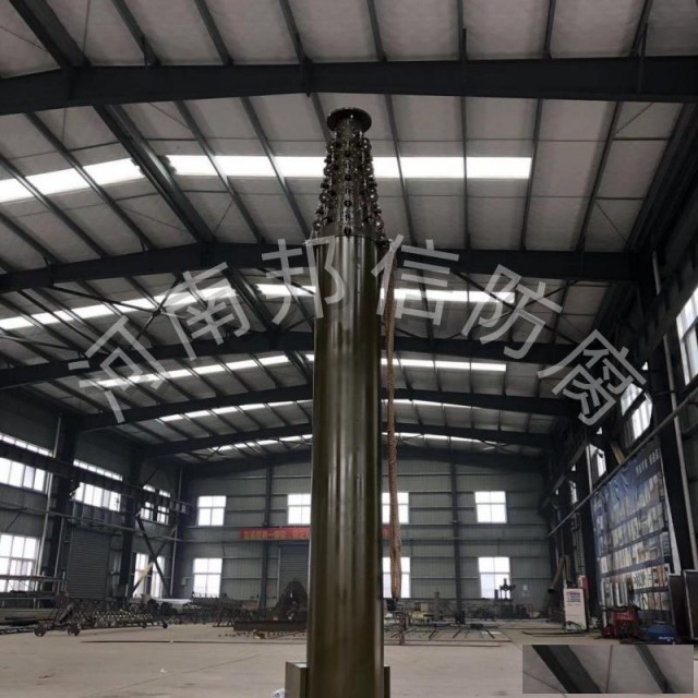 野外电动推杆避雷5米伸缩杆6米升降支杆摄像机手摇升降杆