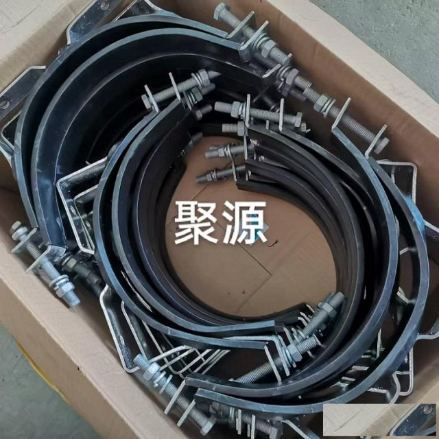 绝缘抱箍扁铁热镀锌抱箍加强抱箍超大抱箍来图可做国标品质