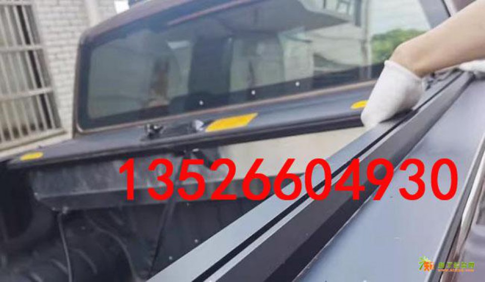 悍马H3皮卡车手动卷帘盖后箱盖铝合金平盖拉帘盖子改装